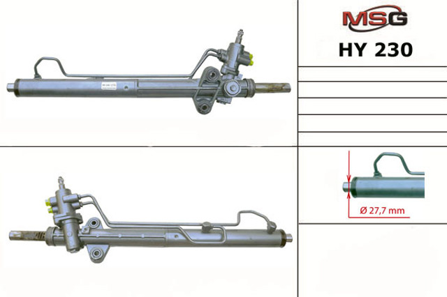HY230 MSG Listwa kierownicza (maglownica)
