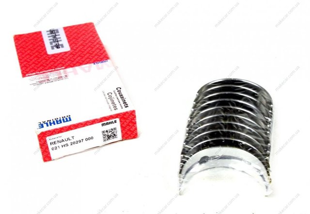 Panewki główne wału korbowego, zestaw, standardowe (STD) Mahle Original 021HS20297000 cena, od 42,84 USD