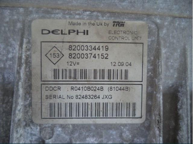 Sterownik silnika Renault (RVI) 8200374152 cena, od 35,75 USD