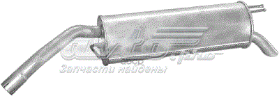 Tłumik, tylna część 07424 Polmostrow