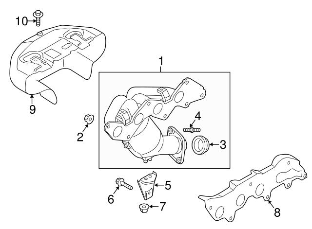 Uszczelka kolektora wydechowego Mazda L32713460B cena, od 26,27 USD
