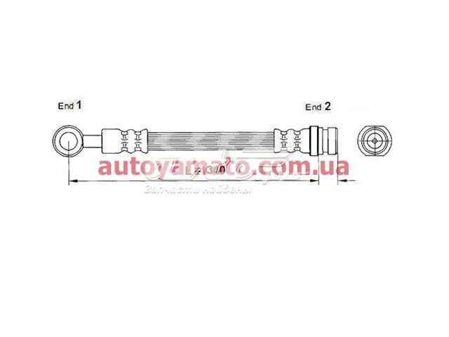Przewód hamulcowy przedni K&K FT0194 cena, od 13,62 USD