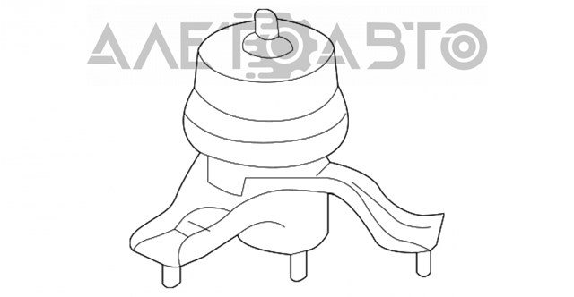 1236220040 Toyota poduszka (podpora silnika prawa)