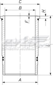 Tłok, komplet do jednego cylindru, STD 061PI00128000 Mahle Original