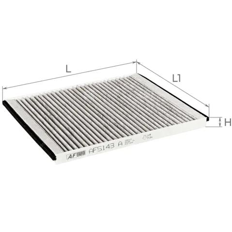 Filtr kabiny Alpha Filter AF5143A cena, od 7,46 USD