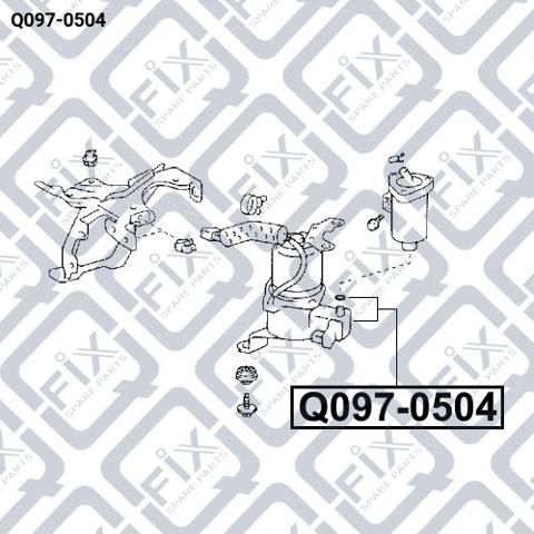 Kompresor zawieszenia pneumatycznego Q-fix Q0970504