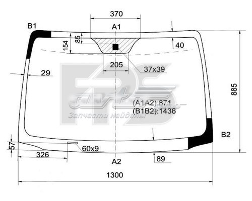 Szyba przednia Nissan Note minivan (E11) (2006 - 2012) cena, od 95,63 USD
