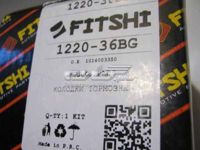 Klocki hamulcowe przednie tarczowe Fitshi 122036BG cena, od 23,34 USD