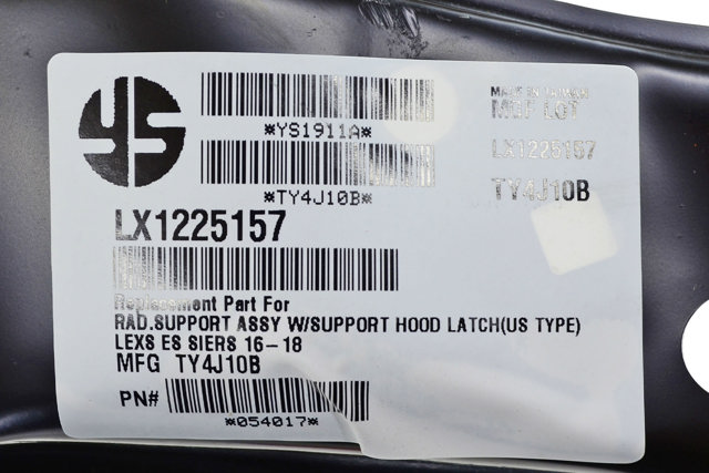 Osłona chłodnicy kompletna (panel mocowania reflektorów) do Lexus ES 350 V60