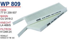 Filtr kabiny WP809 Wunder