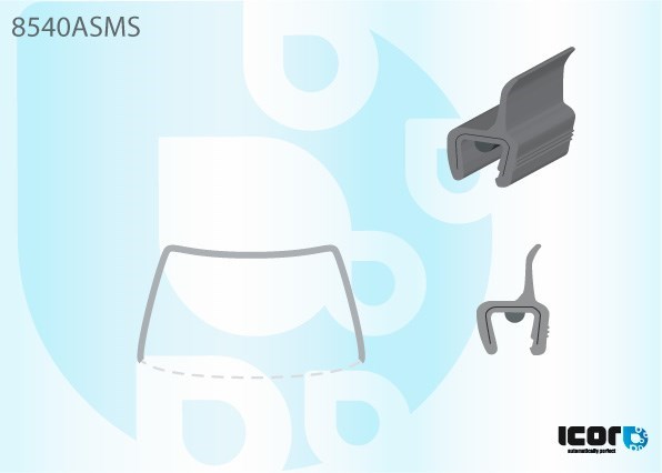  Uszczelka szyby przedniej Audi A6 