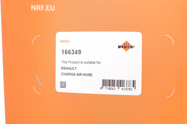 Przewód (króciec) intercoolera NRF 166349
