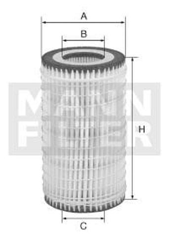 Do koszyka HU7034Z Mann-Filter Filtr oleju