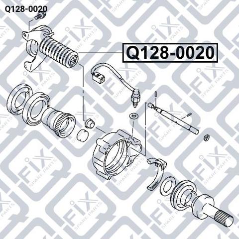 Sprzęgło załączania napędu przedniego Q-fix Q1280020 cena, od 63,32 USD