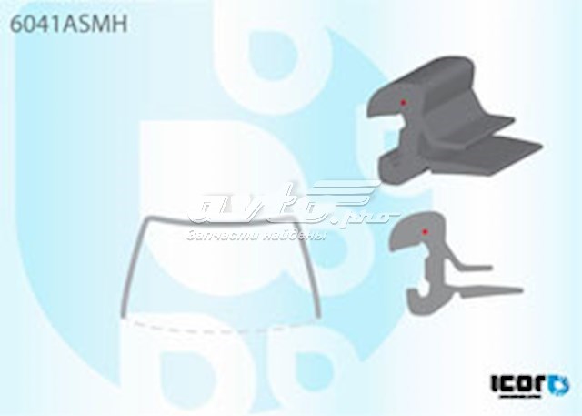  Uszczelka szyby przedniej Nissan Note 