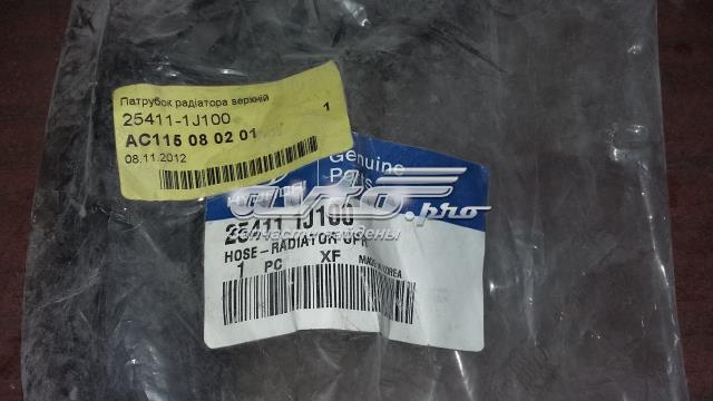 Przewód (króciec) chłodnicy górny Hyundai/Kia 254111J100