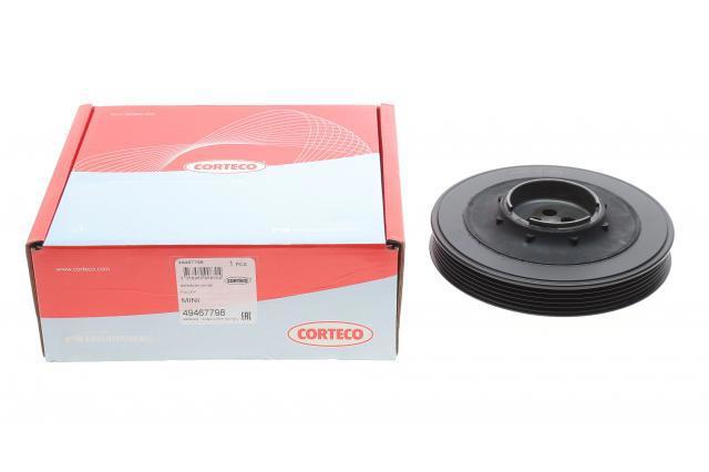 Koło pasowe wału korbowego 49467798 Corteco