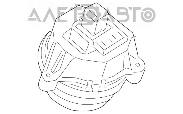 22116860464 BMW Poduszka (podpora) silnika prawa