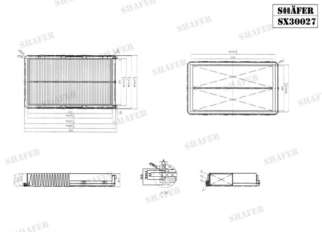 SX30027 Shafer Filtr powietrza
