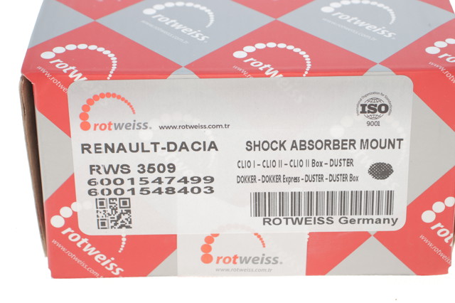 Poduszka amortyzatora przedniego RWS3509 Rotweiss