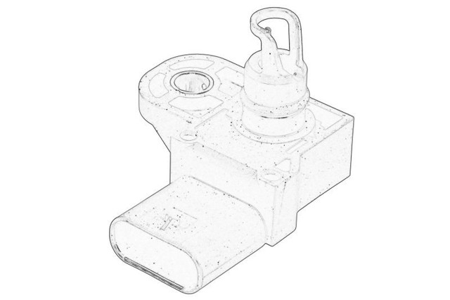 9842117980 Peugeot/Citroen Czujnik temperatury powietrza wlotowego