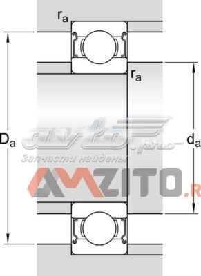 6204-2Z SKF łożysko rozrusznika