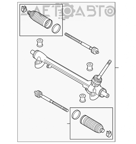 Do koszyka TK4832110C Mazda Listwa kierownicza (maglownica)