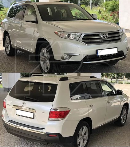 Osłona chłodnicy kompletna (panel mocowania reflektorów) do Toyota Highlander II U4