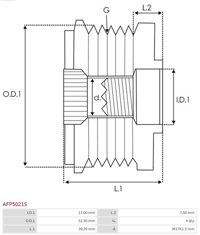  AS/Auto Storm AFP5043S