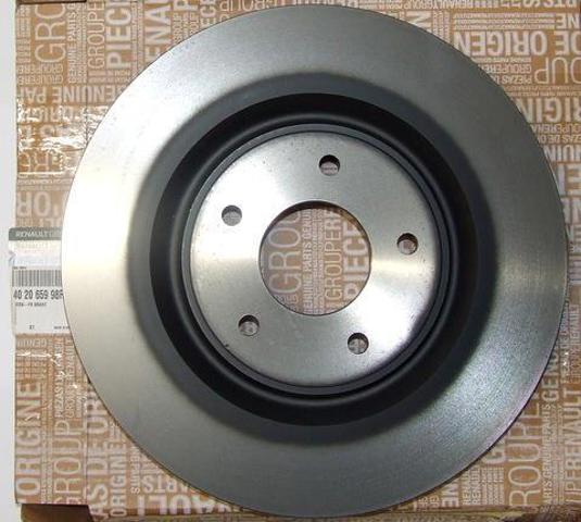 Tarcza hamulcowa przednia 402065998R Renault (RVI)