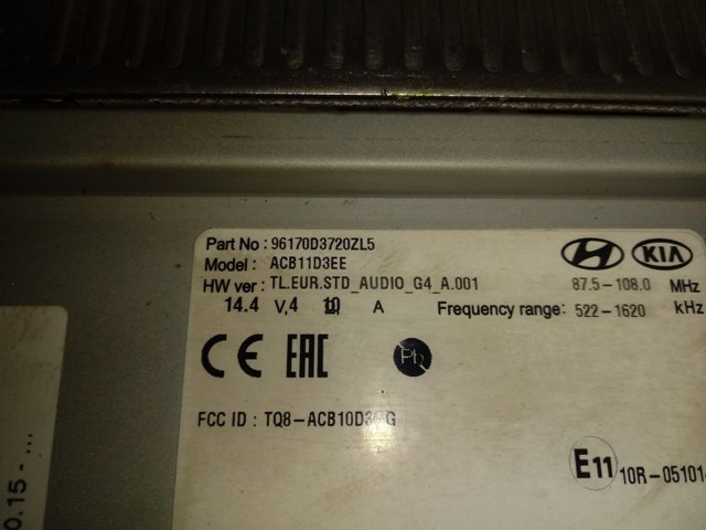 Do koszyka Radioodtwarzacz (radio AM/FM) Hyundai Tucson III TL