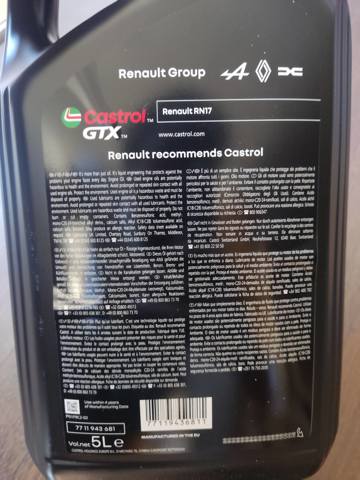 Olej do silnika Renault (RVI) 7711658105 cena, od 66,42 USD