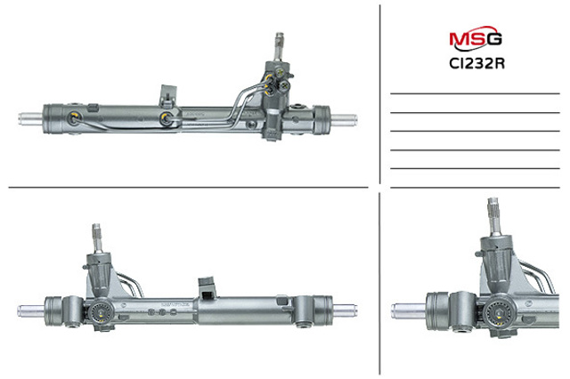 Listwa kierownicza (maglownica) MSG Rebuilding CI232R cena, od 313,40 USD