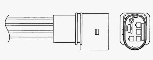 Sonda lambda czujnik tlenu przed katalizatorem LZA07V2 NGK