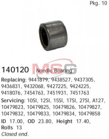 Łożysko alternatora Cargo 140120 cena, od 1,41 USD