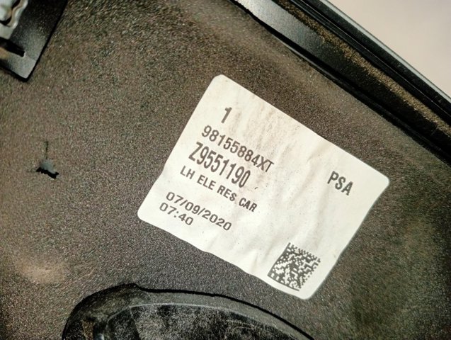 Lusterko wsteczne lewe Peugeot/Citroen 98155884XT cena, od 107,92 USD