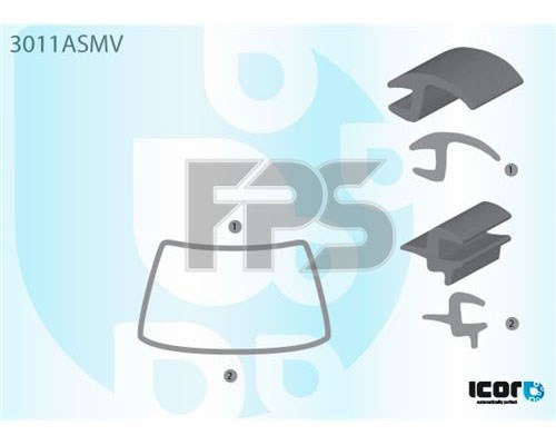 Listwa ochronna szyby przedniej Chevrolet Tacuma minivan (KLAU) (2000 - 2026) cena, od 34,24 USD