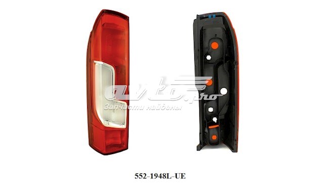 Lampa zespolona tylna lewa Depo/Loro/Abakus 5521948LUE