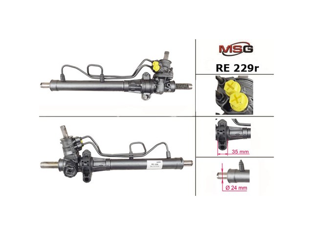 Listwa kierownicza (maglownica) RE229R MSG Rebuilding