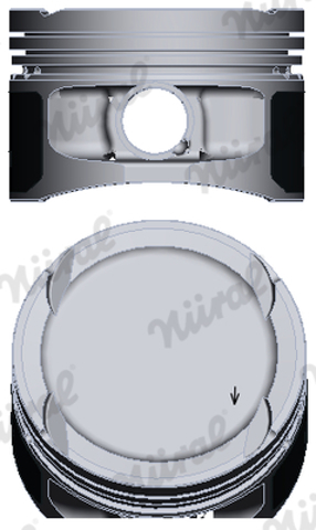 Tłok, komplet na 1 cylinder, 2. naprawa (+0,50) Nural 8744780700 cena, od 74,05 USD