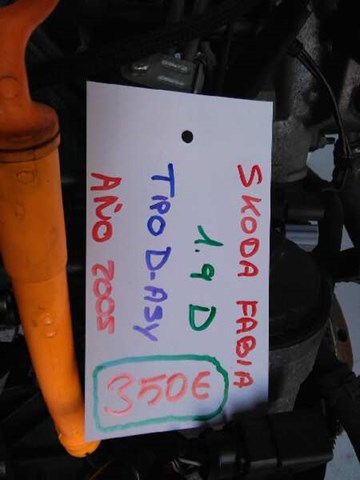 Silnik w komplecie do Skoda Fabia I 6Y5