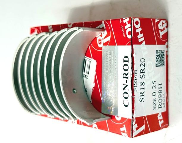Do koszyka R098H025 Taiho Panewki korbowodowe wału korbowego, zestaw, 1. naprawa (+0,25)