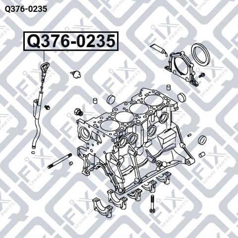 Bagnet poziomu oleju w silniku Q-fix Q3760235 cena, od 13,07 USD