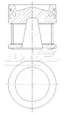Do koszyka 130037004000 NE/NPR Tłok, komplet do jednego cylindru, STD