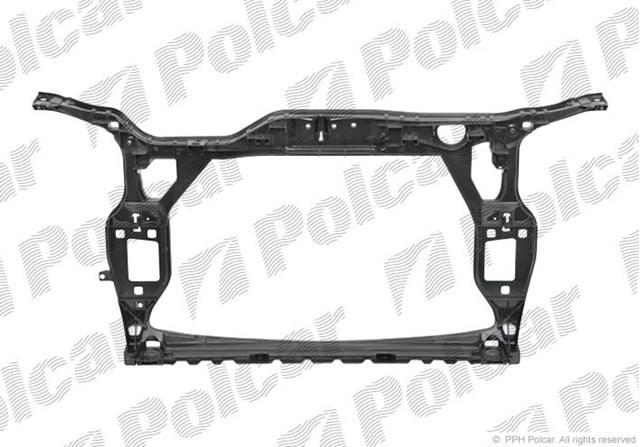 Do koszyka 136504 Polcar Osłona chłodnicy kompletna (panel mocowania reflektorów)