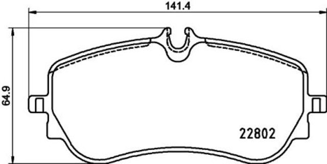 P 85 172 Brembo okładziny (klocki do hamulców tarczowych tylne)