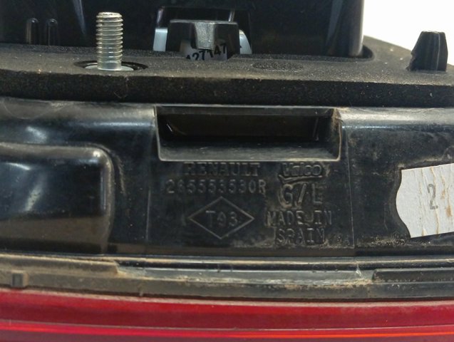 Do koszyka 265553530R Renault (RVI) Lampa zespolona tylna lewa wewnętrzna
