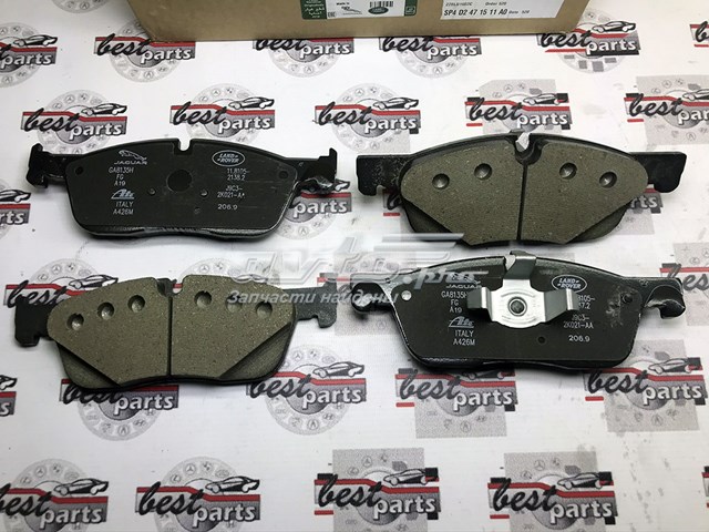 Klocki hamulcowe przednie tarczowe LR128263 Land Rover