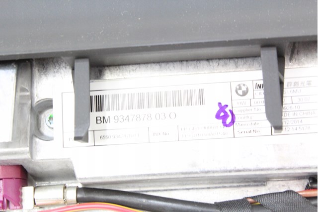 9347878 BMW Wyświetlacz wielofunkcyjny