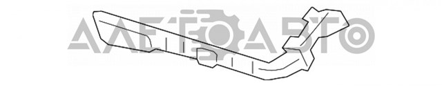 Prowadnica zderzaka tylnego prawa Toyota 5215733030 cena, od 26,94 USD
